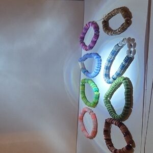 Colorful Beaded Bracelets Set